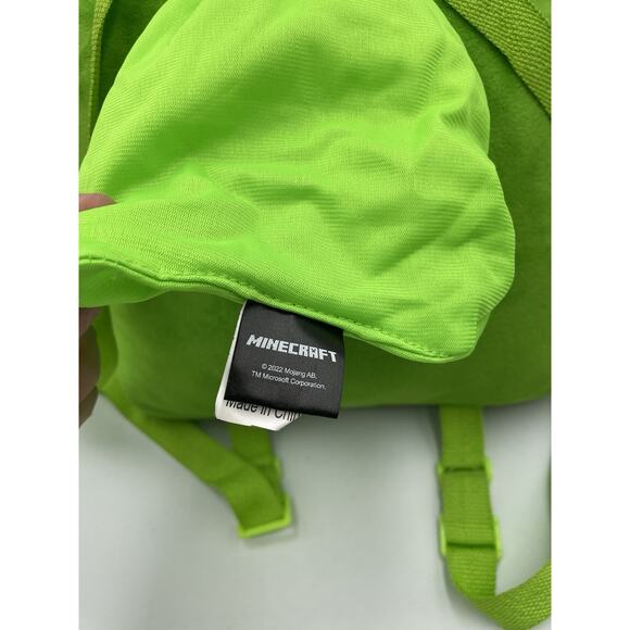 Minecraft Pillow Backpack Plush Stuff Animal Creeper Green Boys Girls Mojang - Picture 6 of 7